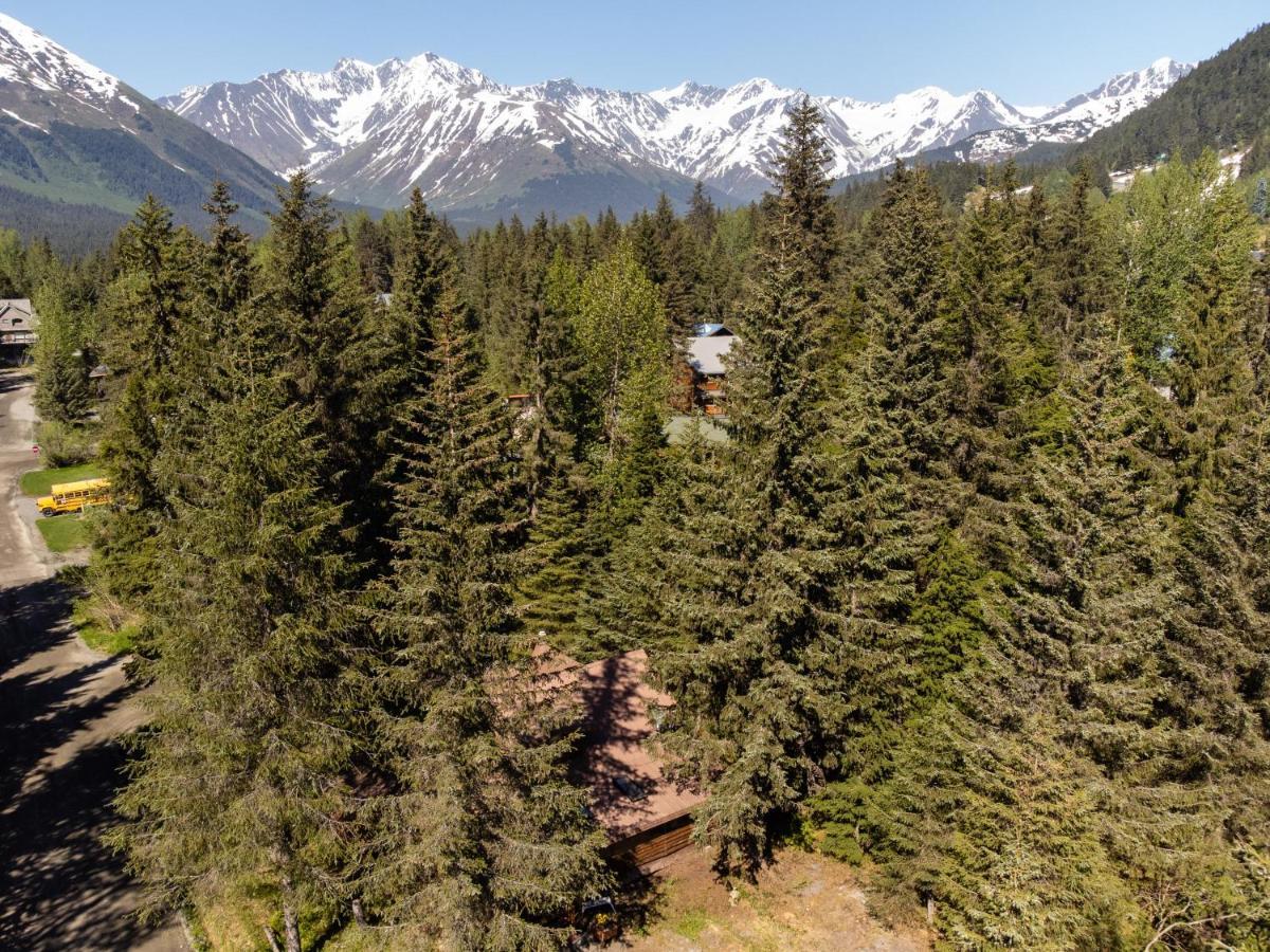 Alpine Meadows Log Cabin Girdwood Eksteriør bilde