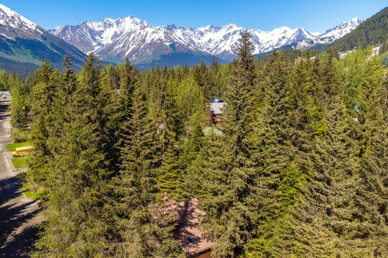 Alpine Meadows Log Cabin Girdwood Eksteriør bilde