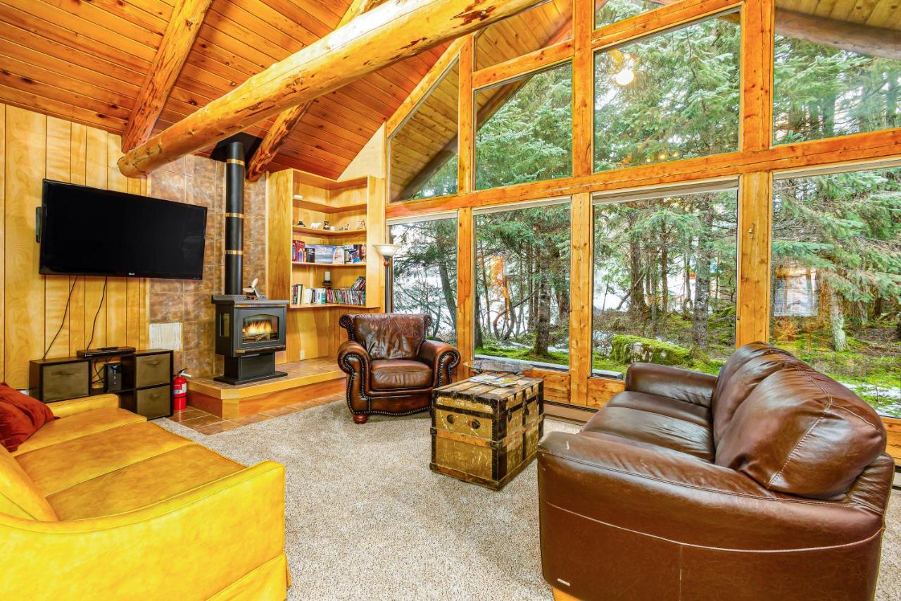 Alpine Meadows Log Cabin Girdwood Eksteriør bilde